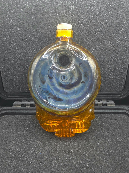 Rhythm Glass Steal Your Face Flask